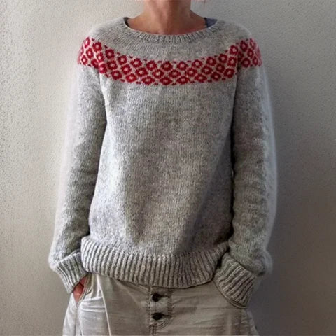 ANGY | Elegancki luźny sweter oversize
